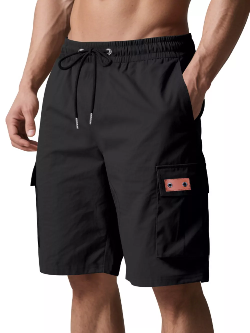 Men's Full Size Cargo Shorts with Drawstring Plus Size, image 10