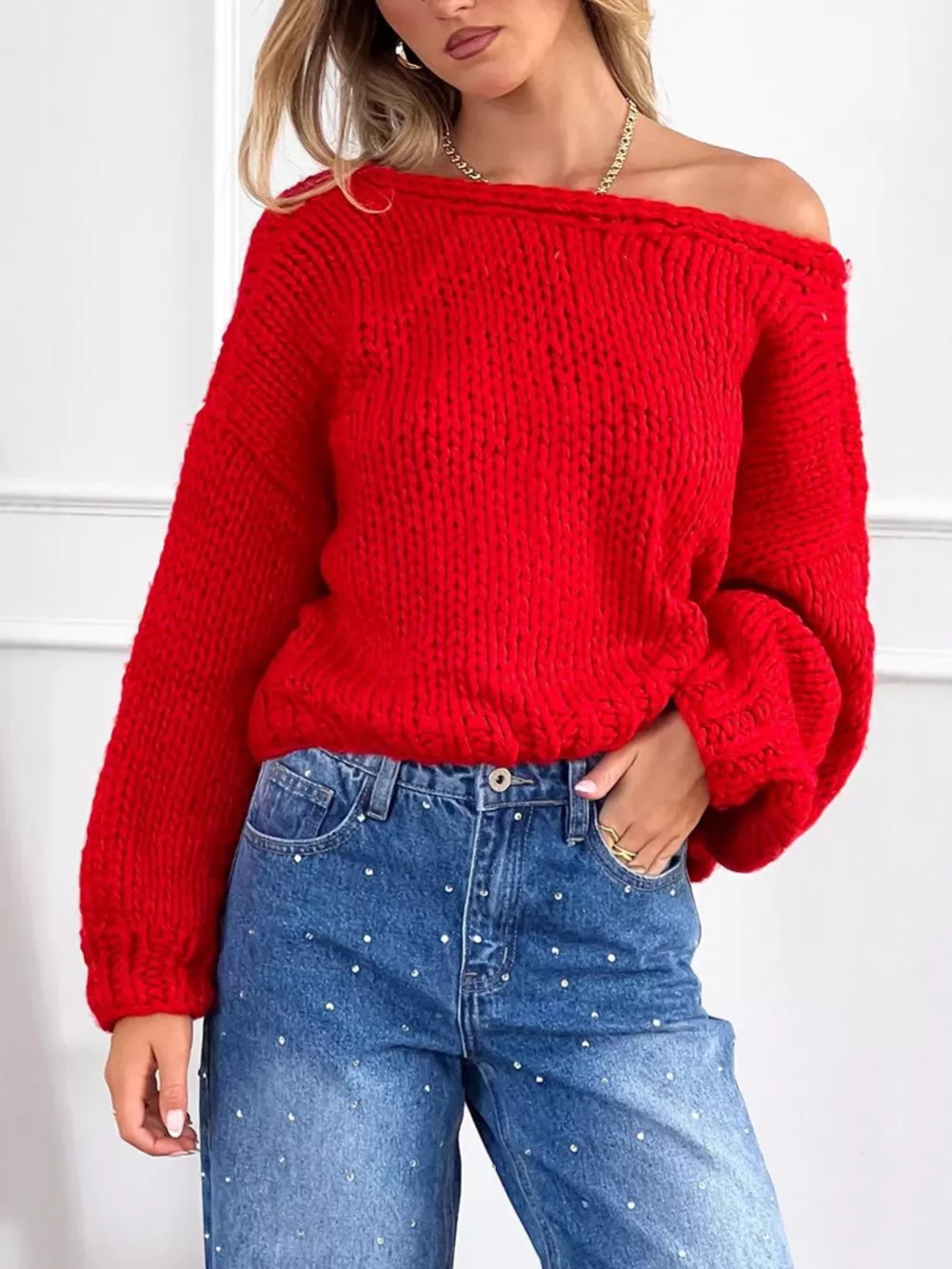 Chunky Knit Tie-Front Cardigan, image 4