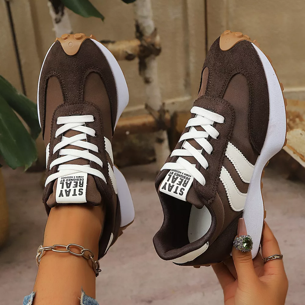 Round Toe Lace Up Sneakers, image 18