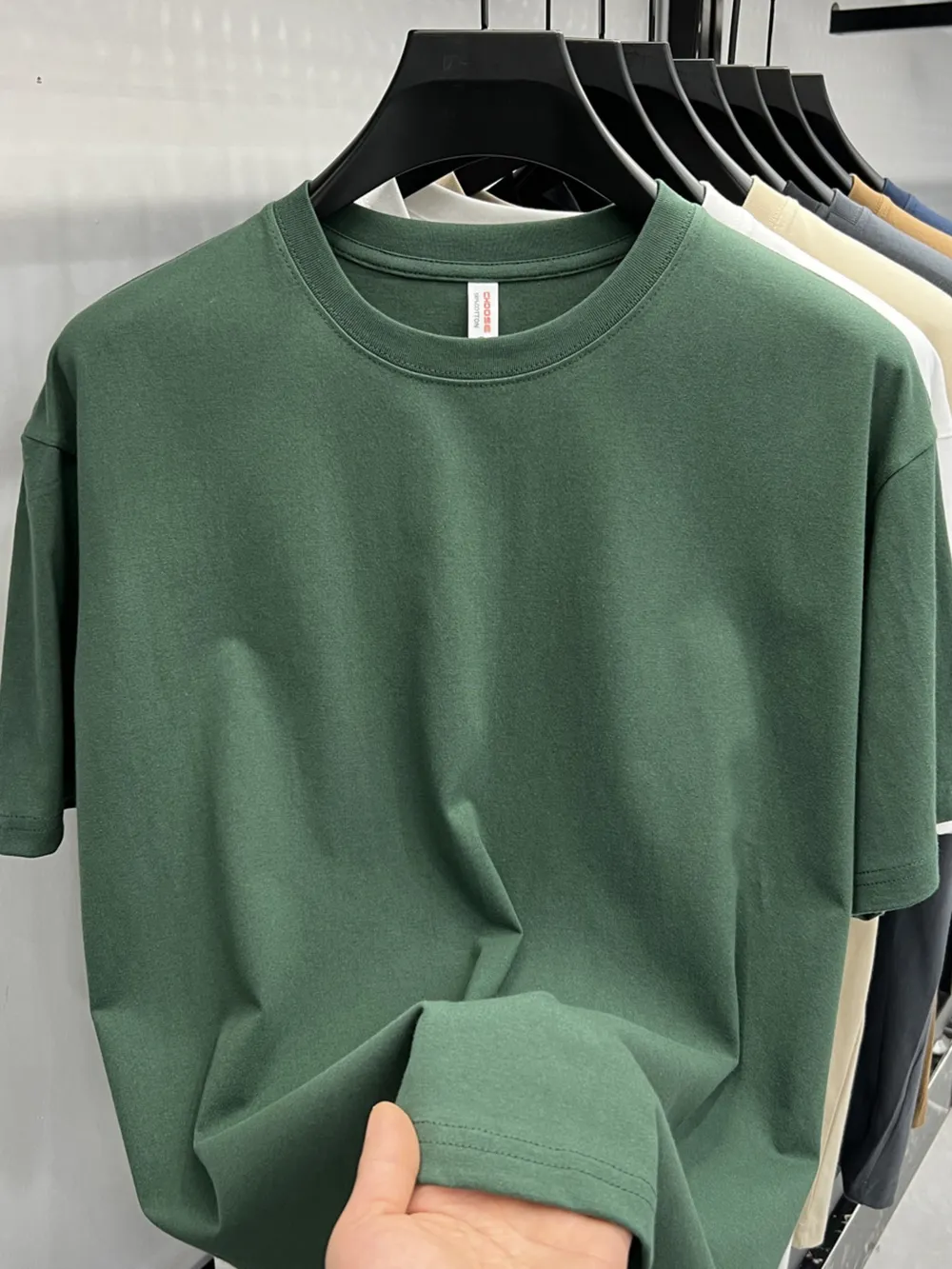 Men's Plus Size Round Neck Short Sleeve T-Shirt, image 11