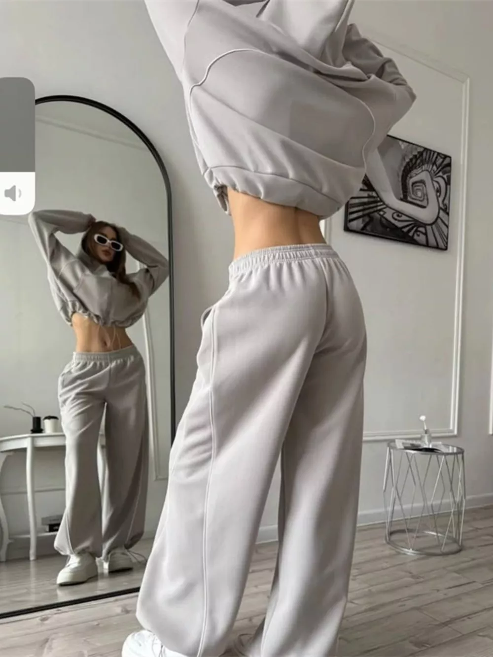 Fleece Zip-Up Hoodie and Joggers Set, image 25