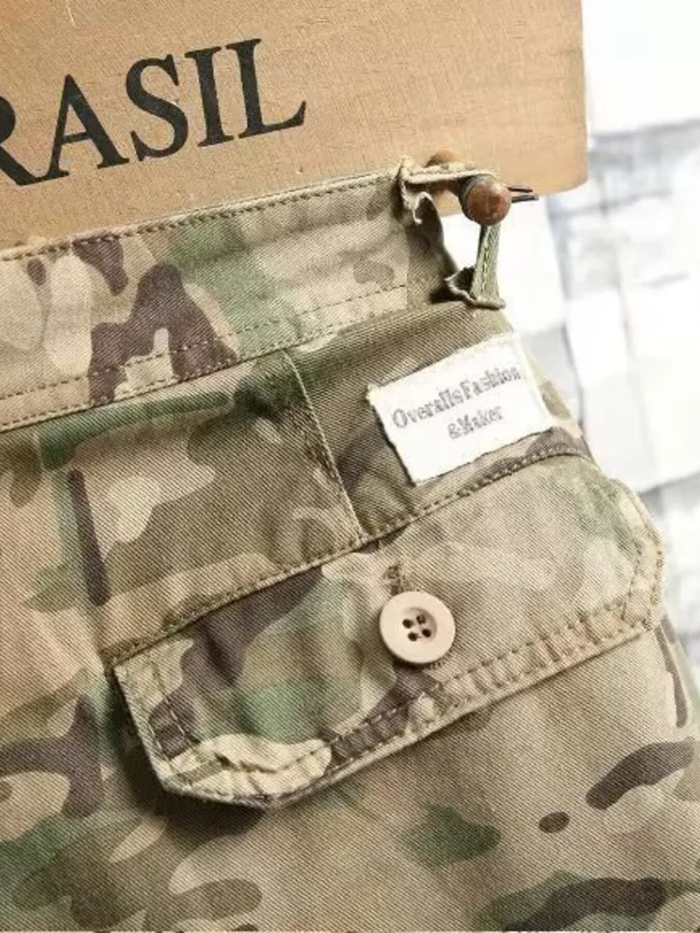Men's Camouflage Cargo Shorts, image 5
