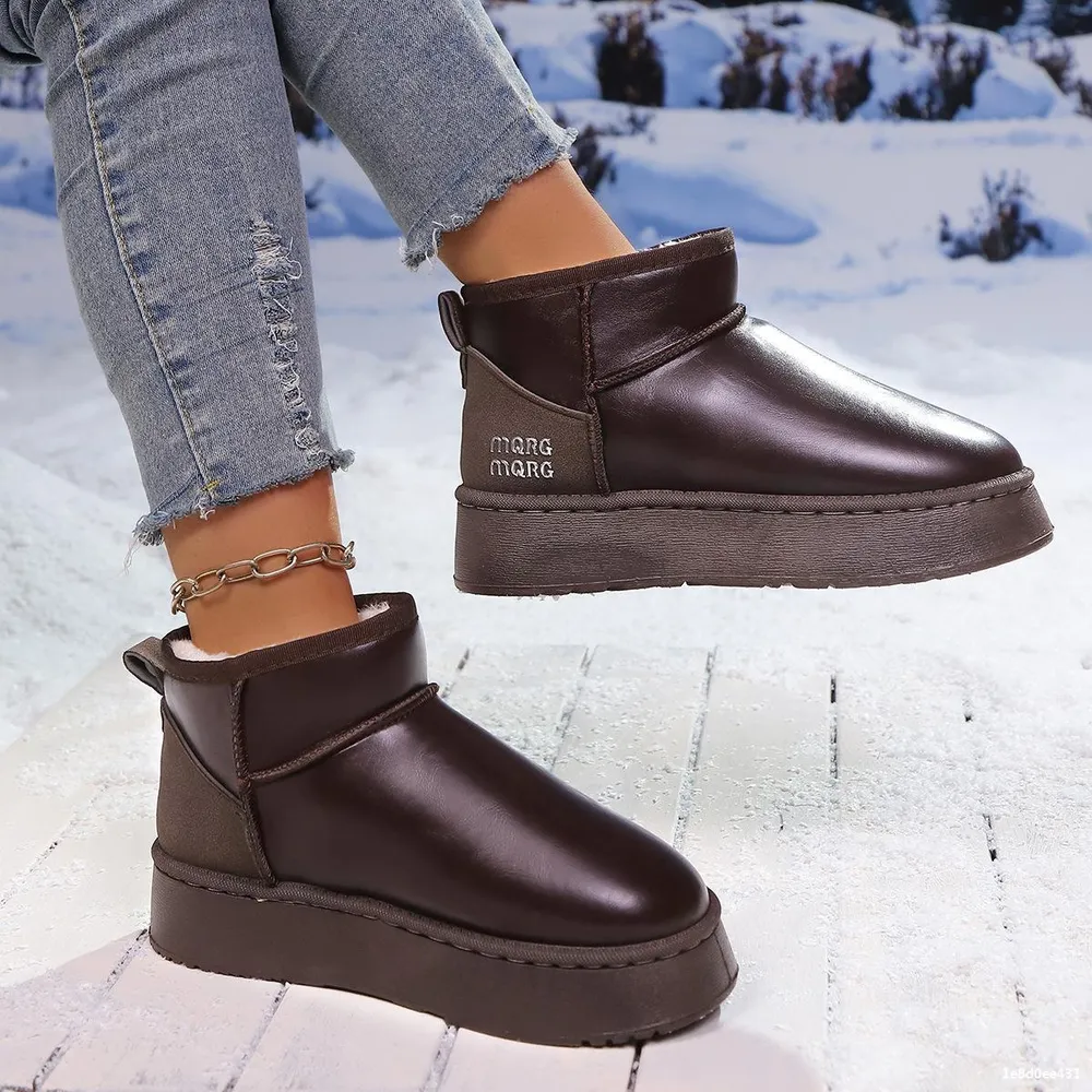 Faux-Fur Platform Ankle Boots, image 11