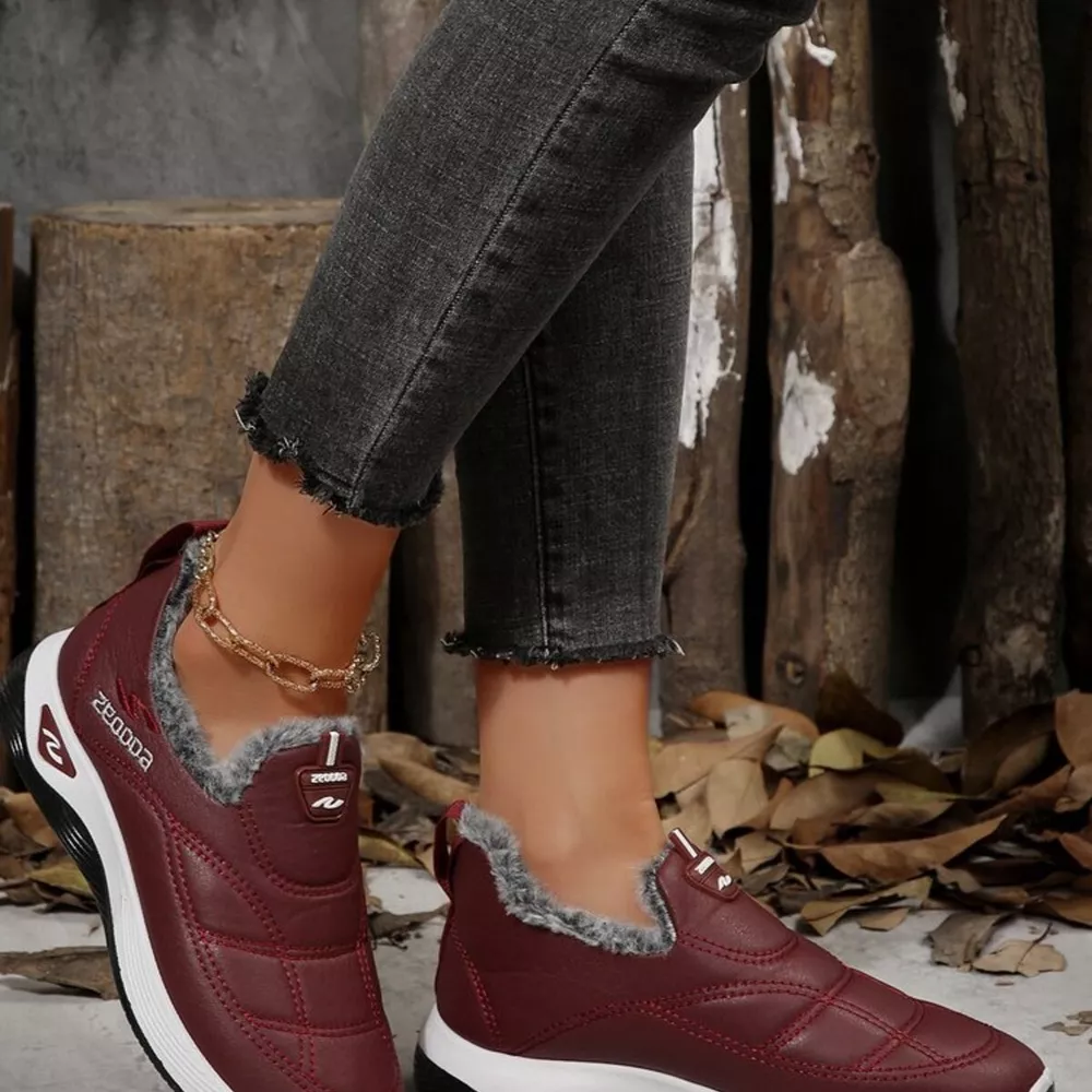 Plush Round Toe Platform Shoes, image 18