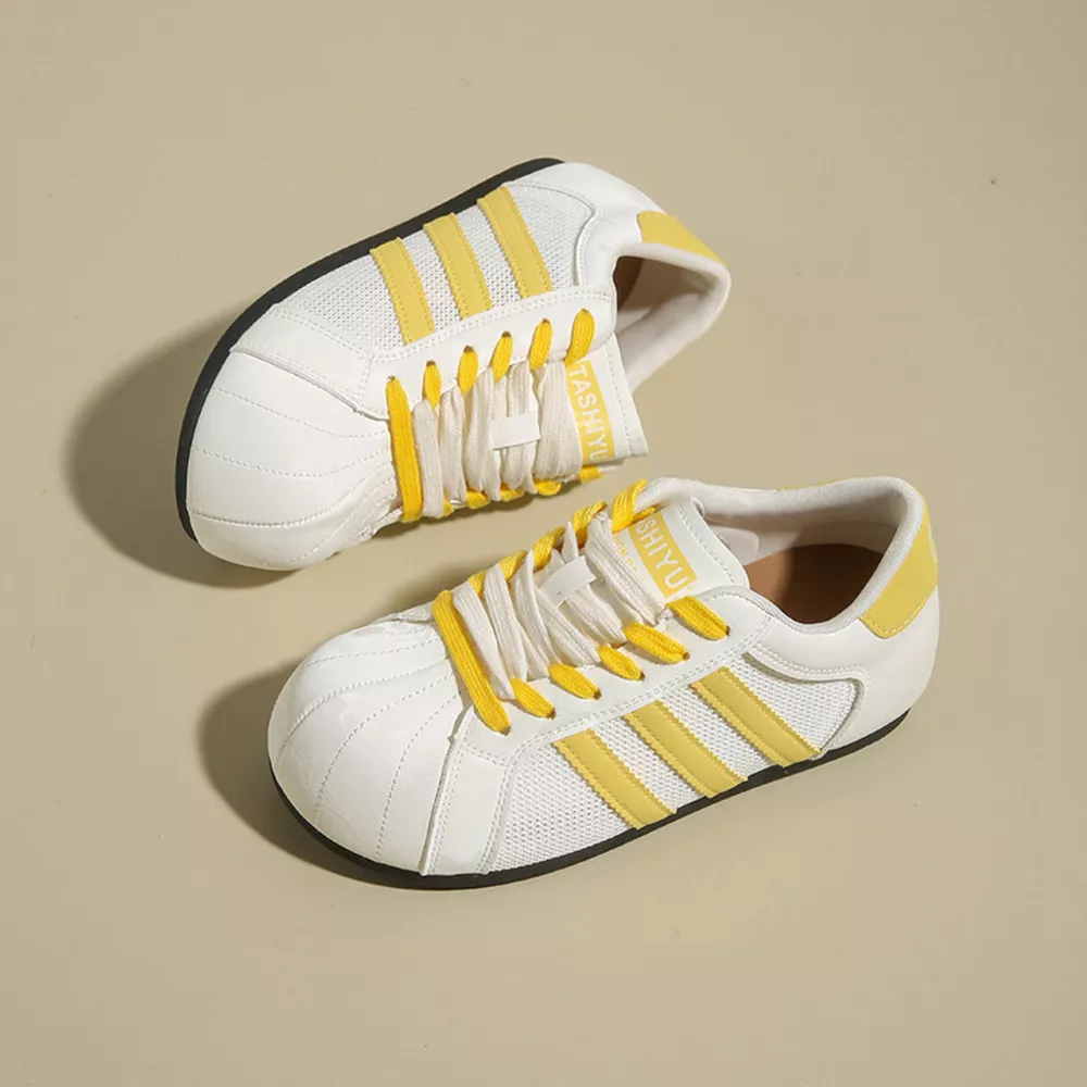 Lace Up Round Toe Sneakers, image 5