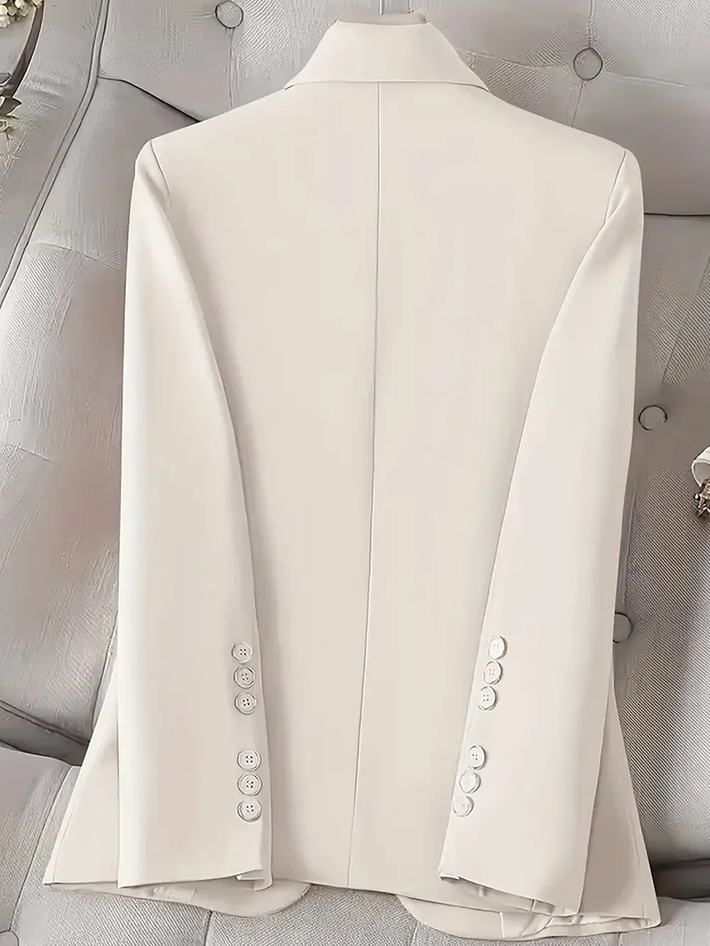 Single-Button Long Sleeve Blazer, image 11