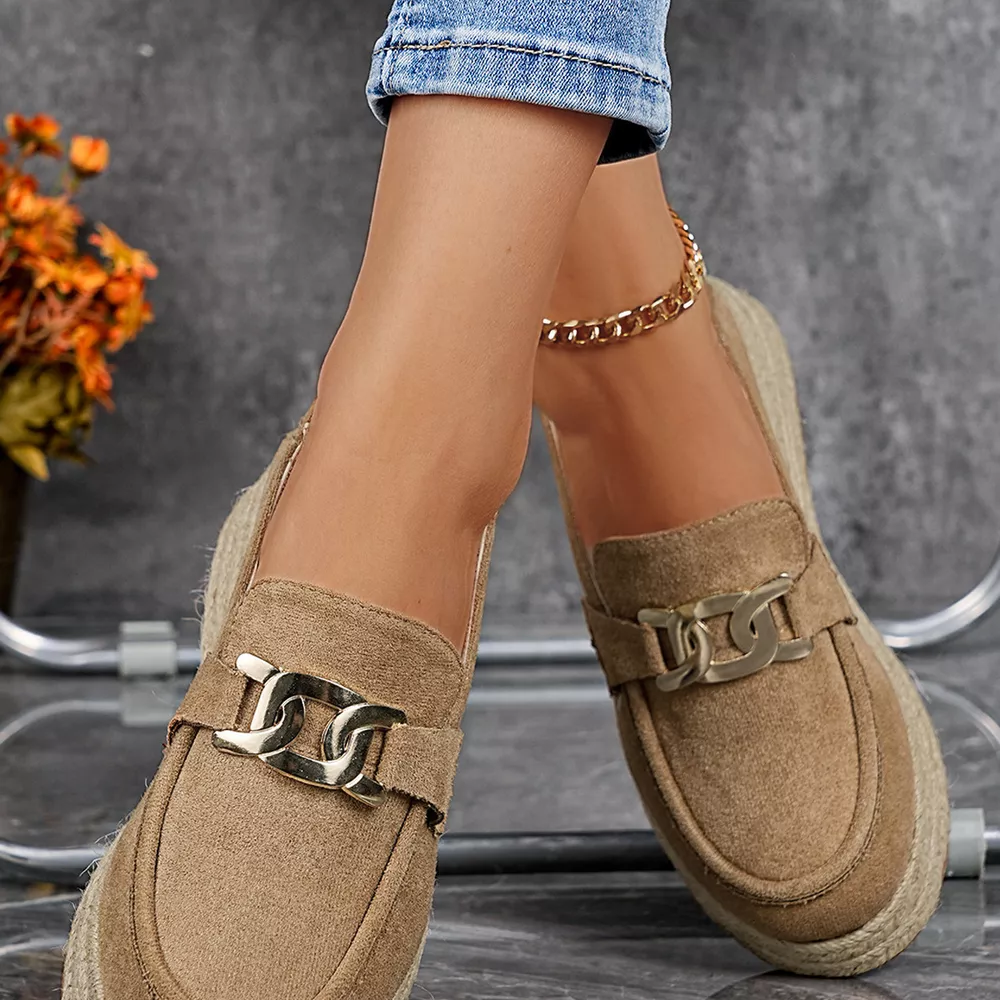 Round Toe Platform Slip-Ons, image 14
