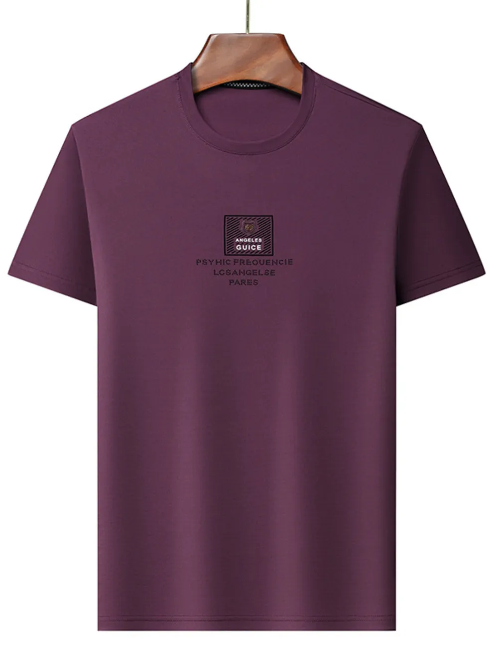 Men's Plus Size Basic Style Round Neck T-Shirt, image 6