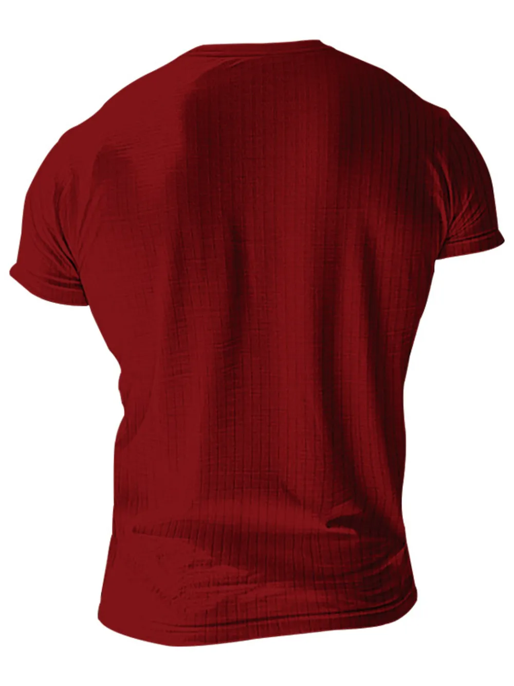 Men's Full Size Button Detail Henley Active T-Shirt Plus Size, image 9