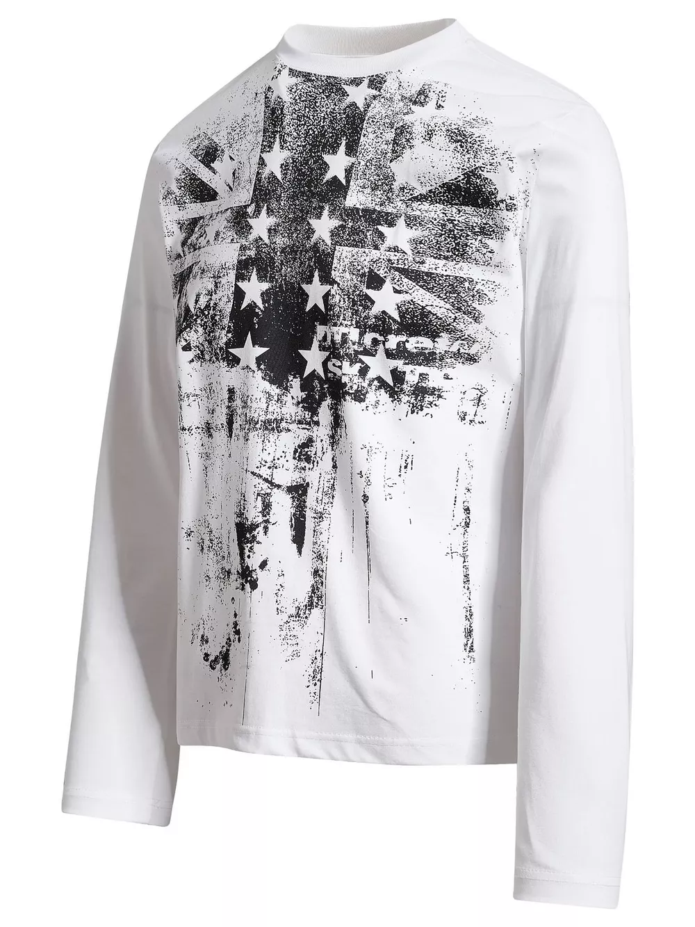 Men's America Flag Graphic Long Sleeve T-Shirt, image 3