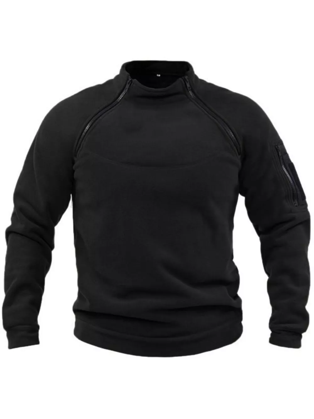 Men's Full Size Long Sleeve Fleece Sweatshirt Plus Size, image 3