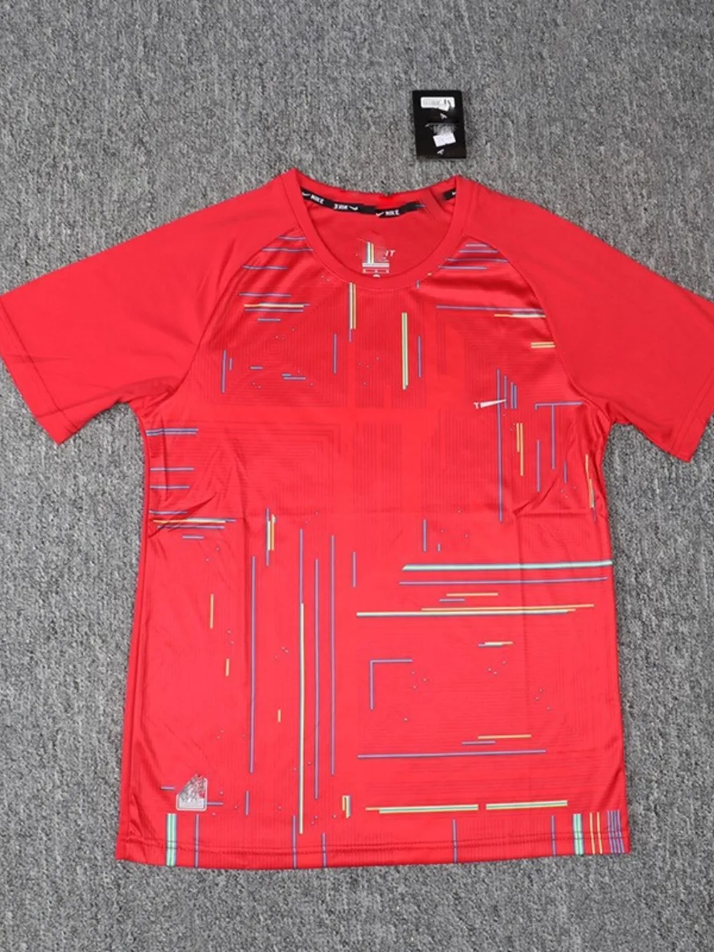 Men's Plus Size Printed Round Neck Active T-Shirt, image 9