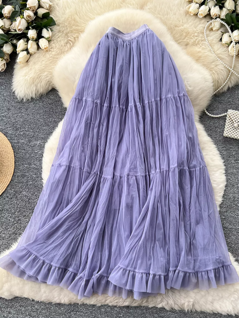 Tiered Tulle Skirt, image 2