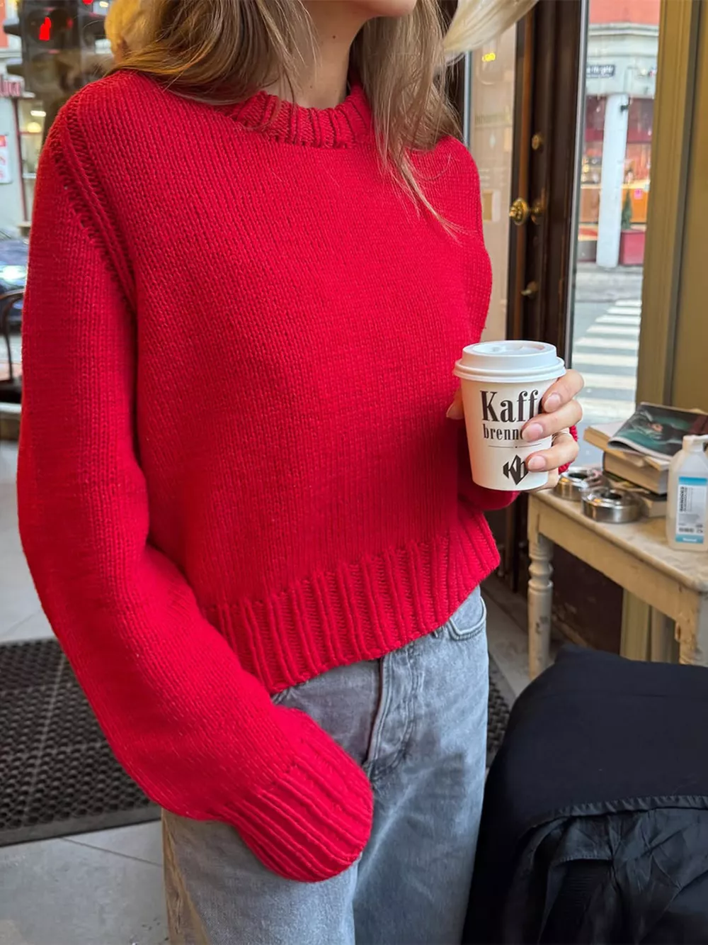 Ribbed Round Neck Sweater, image 14