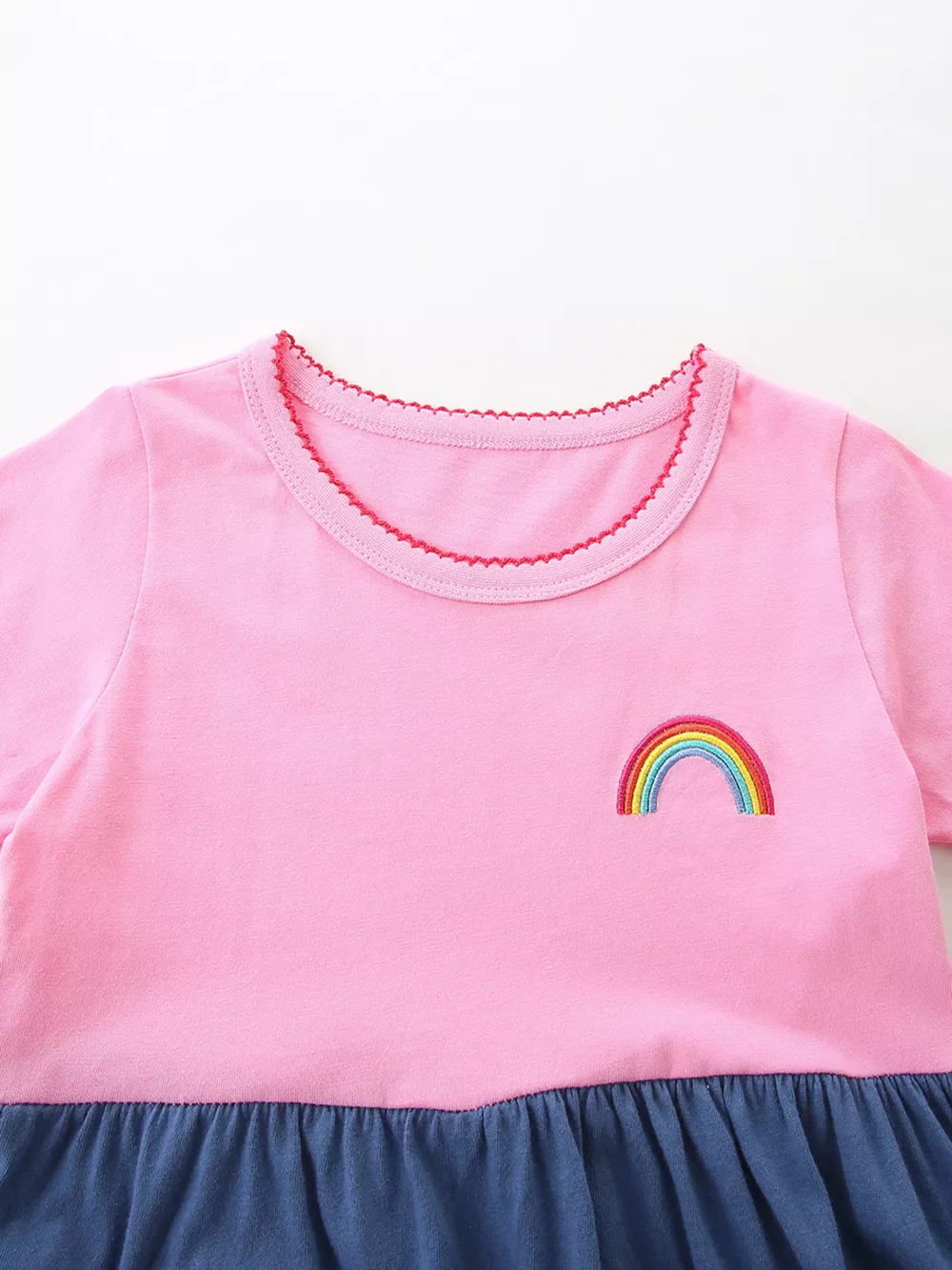 Children's Heart Embroidered Casual Dress, image 3