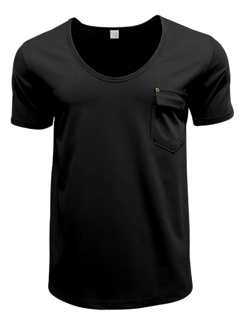 Men's Full Size Round Neck Short Sleeve T-Shirt Plus Size, image 2