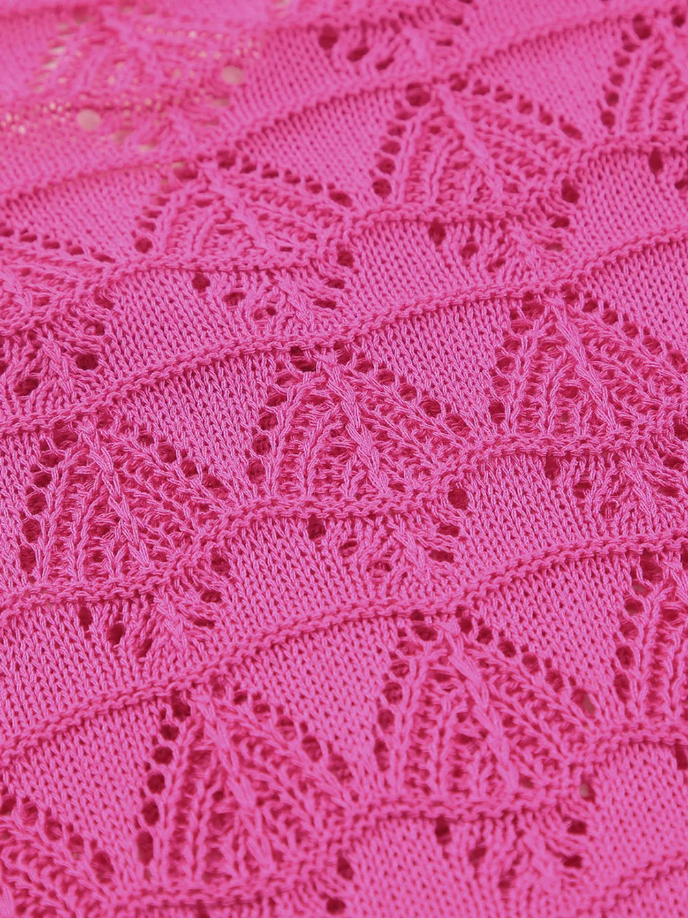 Buttoned Front Openwork Cardigan, image 23