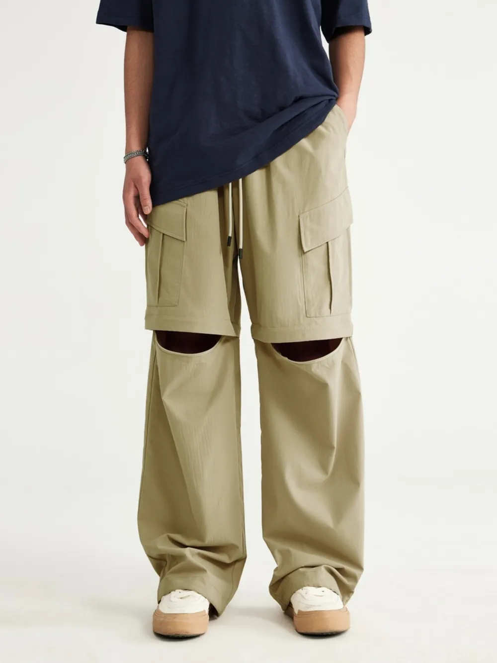 Men's Drawstring Cargo Pants