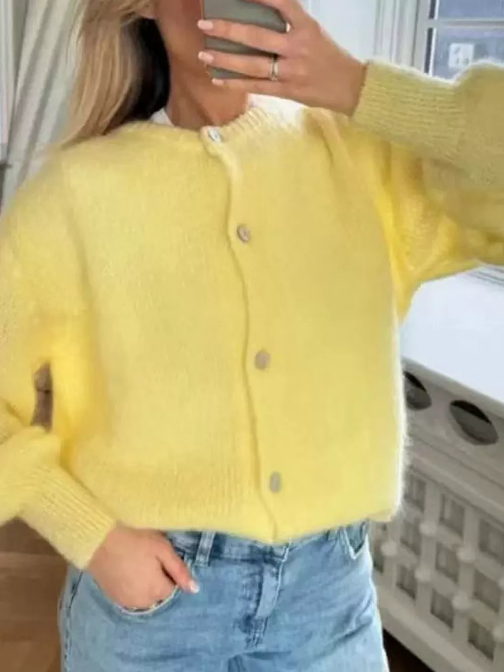 Button Up Long Sleeve Cardigan, image 5