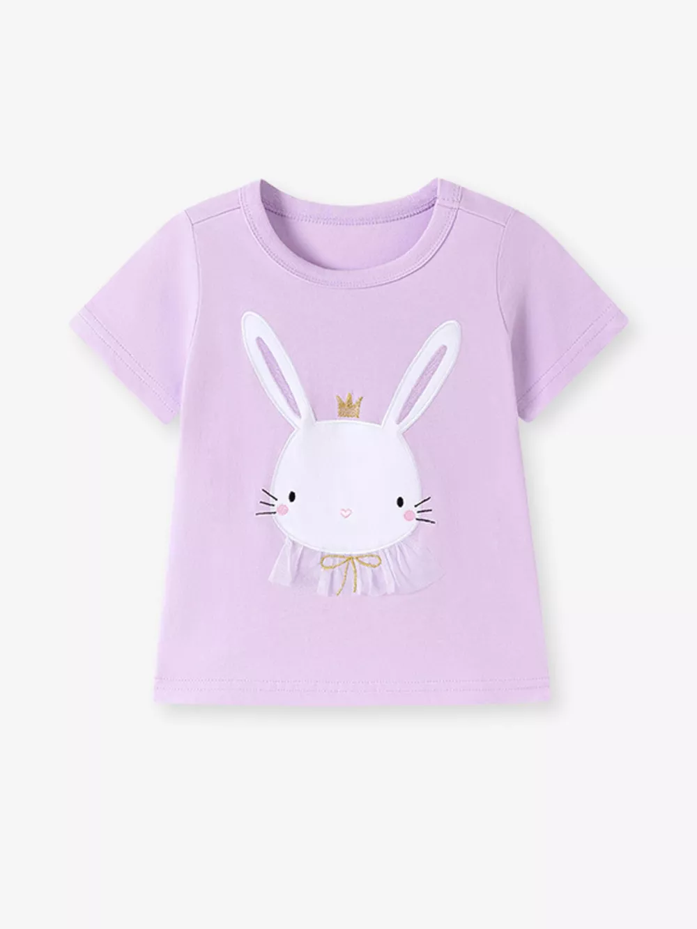 Children's Bunny Graphic Short Sleeve T-Shirt, image 4