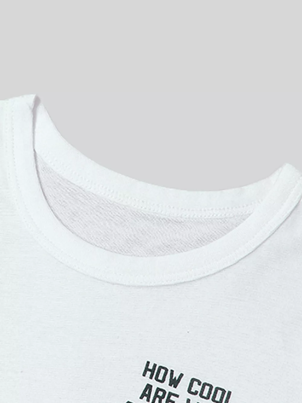 Children's Cartoon Animal Graphic Round Neck T-Shirt, image 2