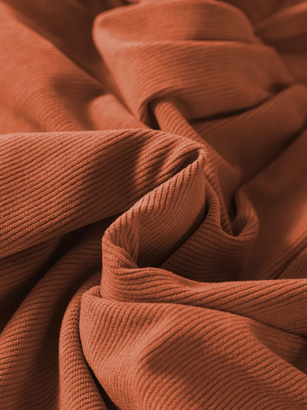 Split Neck Scallop Detail Corduroy Mini Dress, image 11