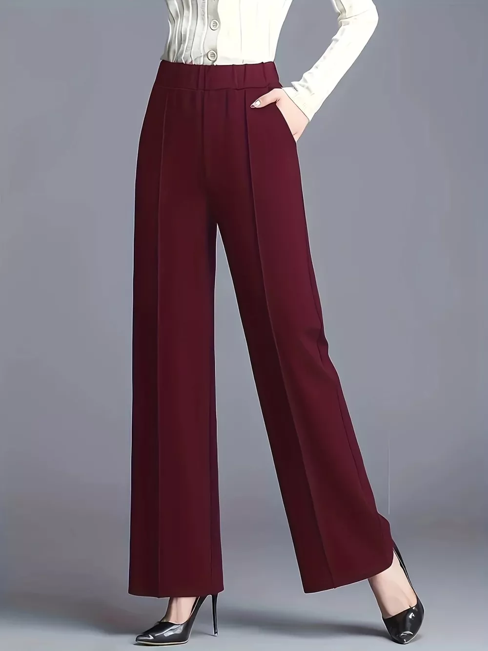 High-Waisted Wide Leg Pants, image 19
