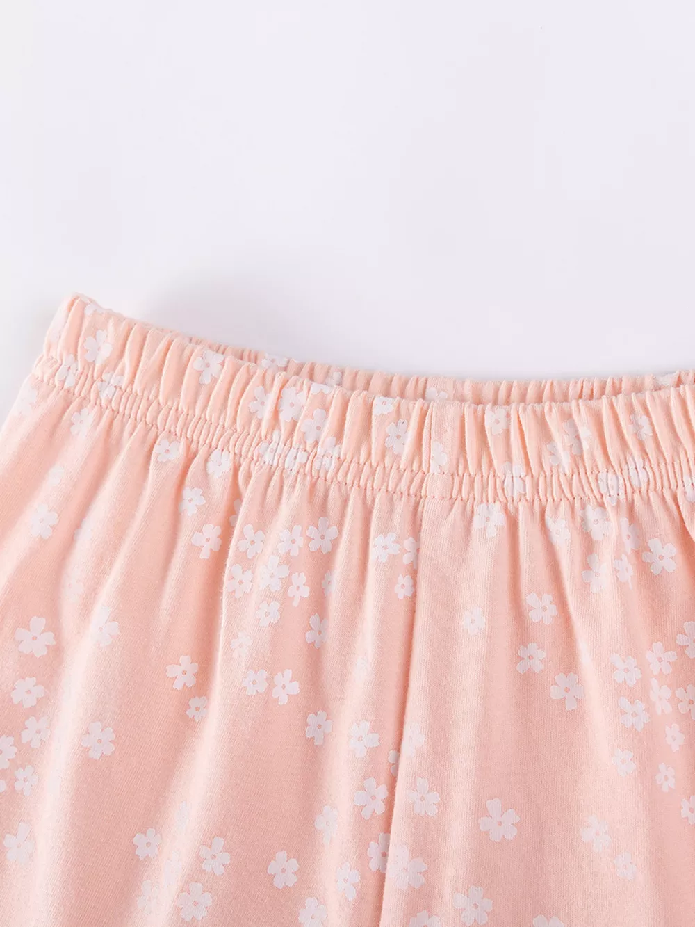 Children's Ruffled Sleeve Graphic Tee & Floral Shorts Set, image 5