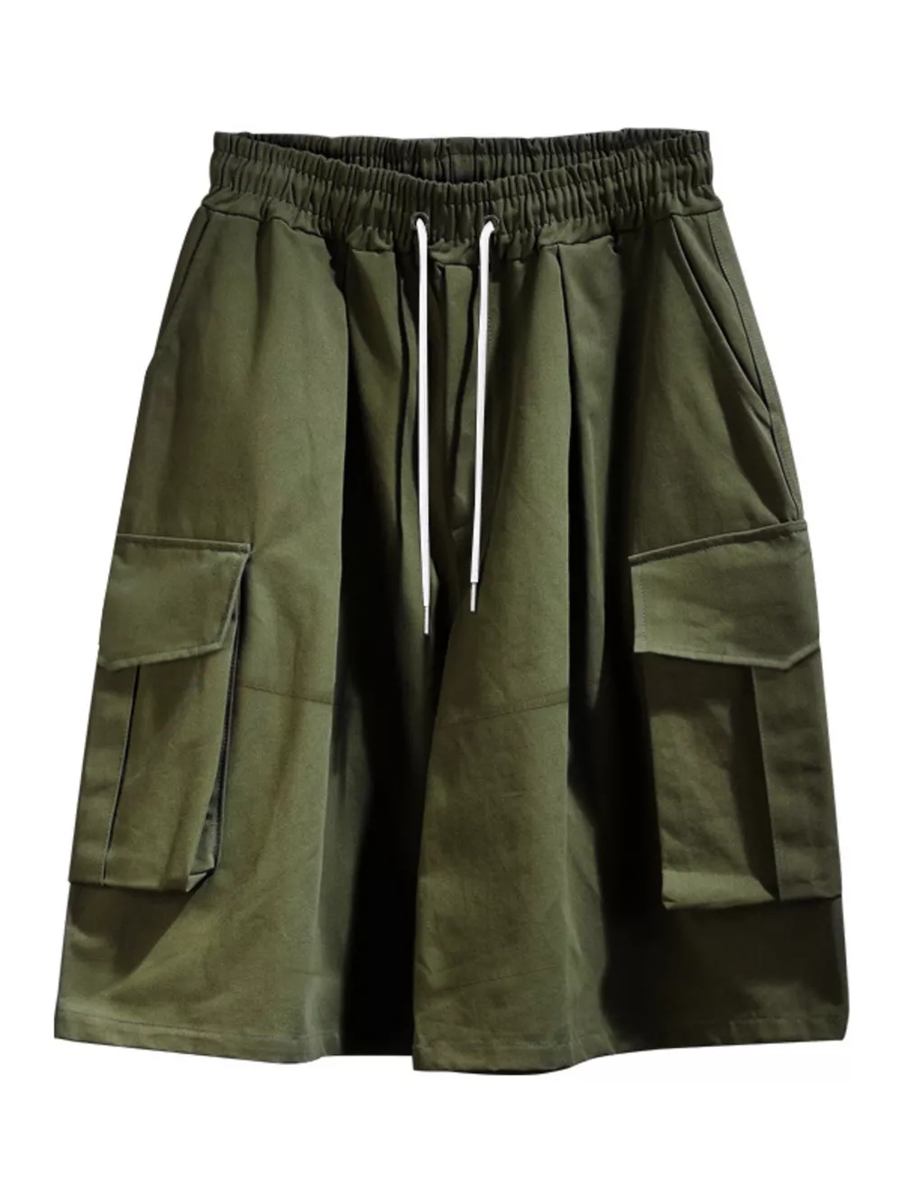 Men's Full Size Cargo Shorts with Drawstring Waist Plus Size, image 7