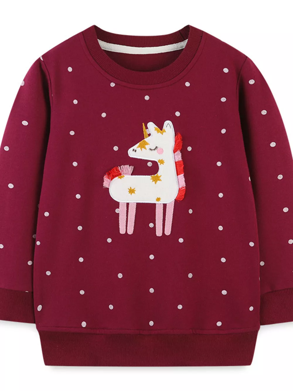 Children's Unicorn Round Neck Sweatshirt, image 2