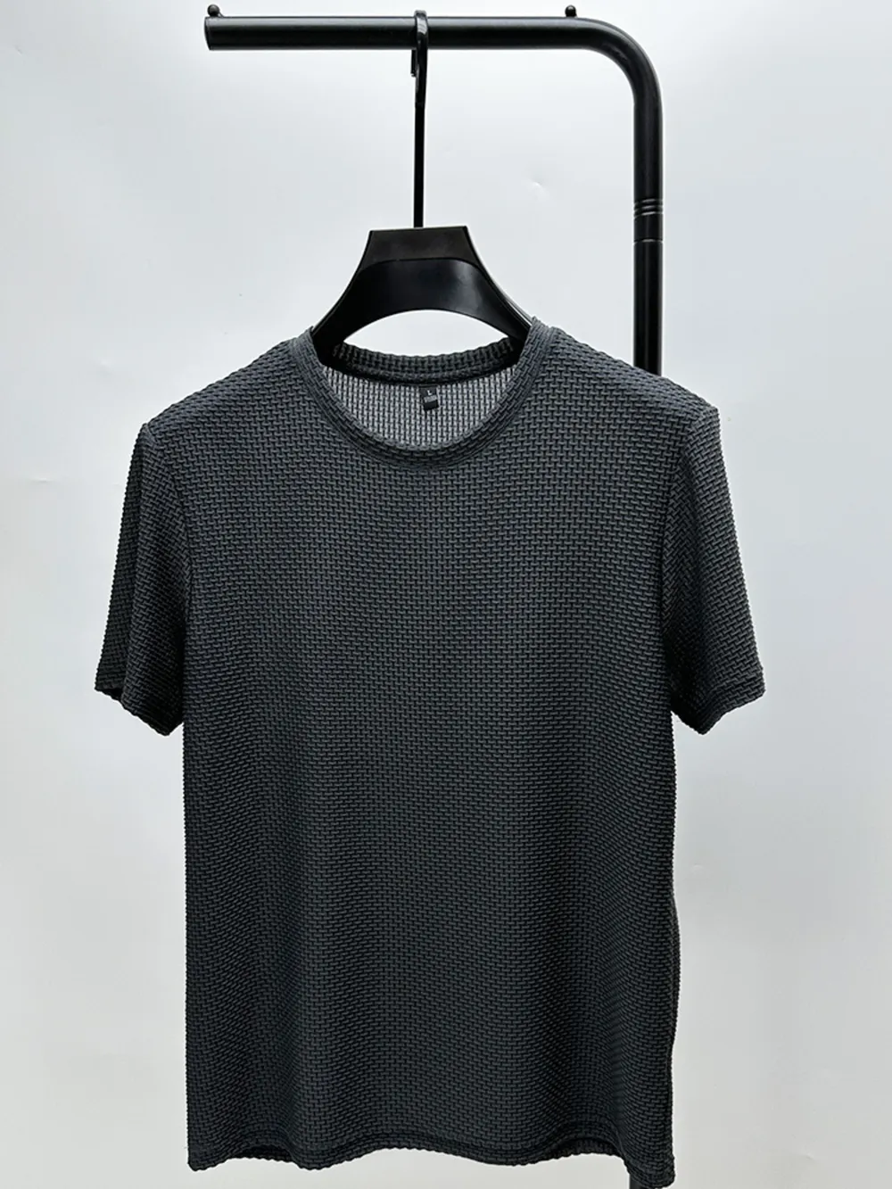Men's Plus Size Round Neck Short Sleeve T-Shirt, image 6