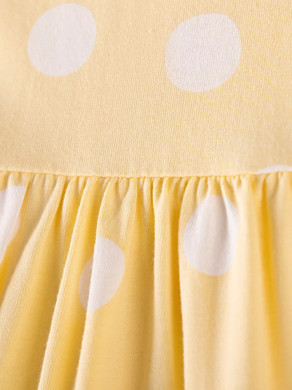 Children's Swan Applique Polka Dot Ruffle Sleeve Dress, image 4