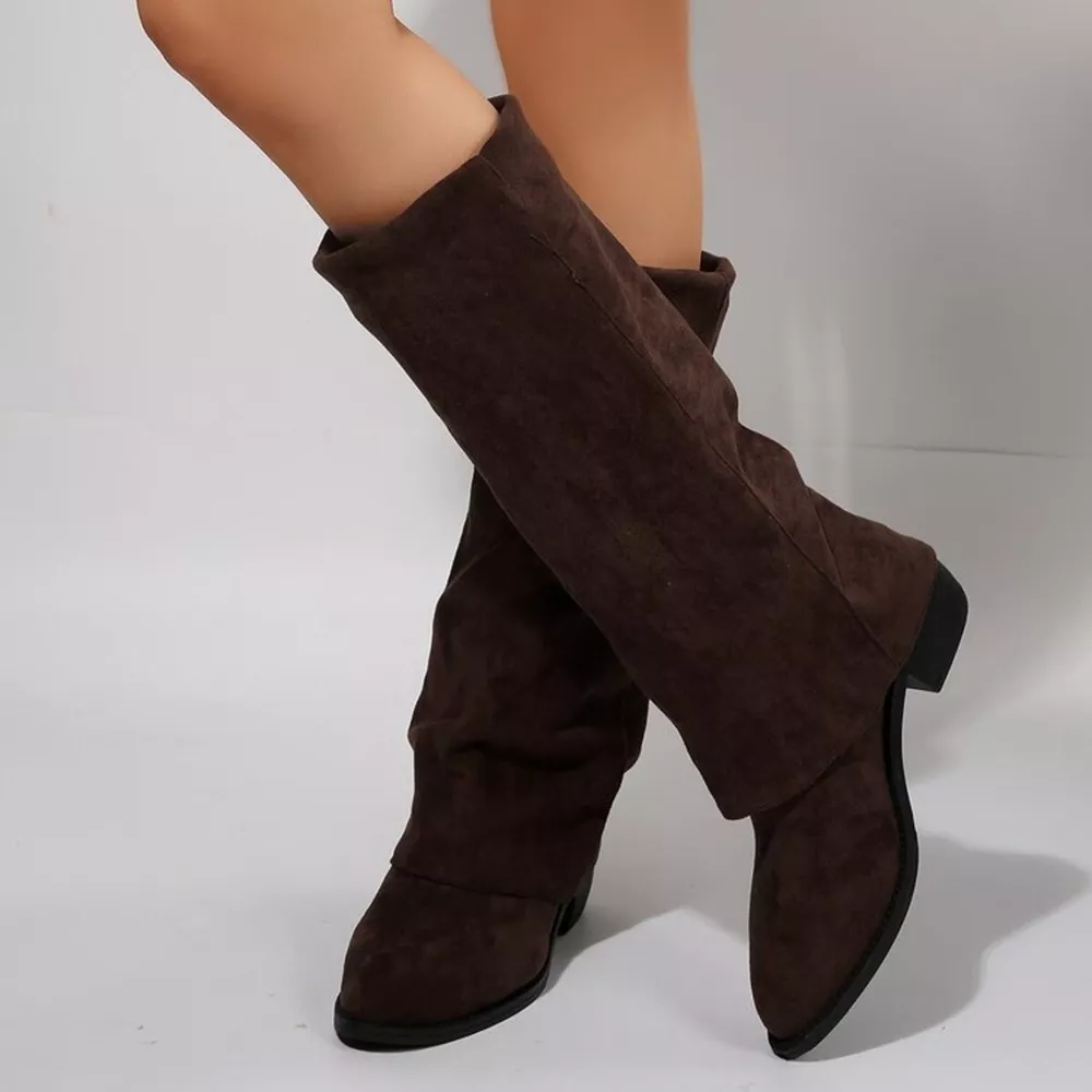 Point Toe Block Heels Boots, image 9