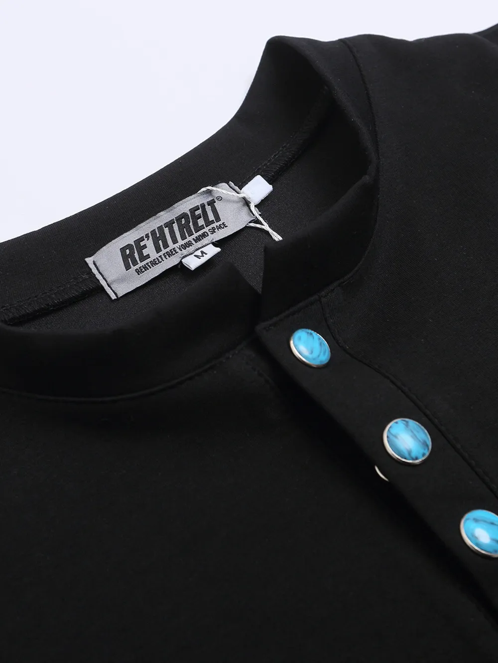 Men's Half Button Short Sleeve Henley T-Shirt, image 10