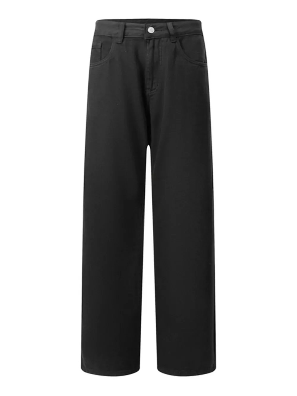 Men's Vintage Wash Wide Leg Jeans, image 19