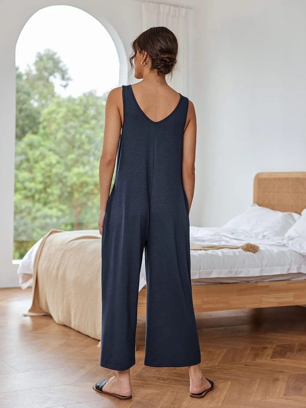 Sleeveless Wide Leg Casual Jumpsuit, image 10