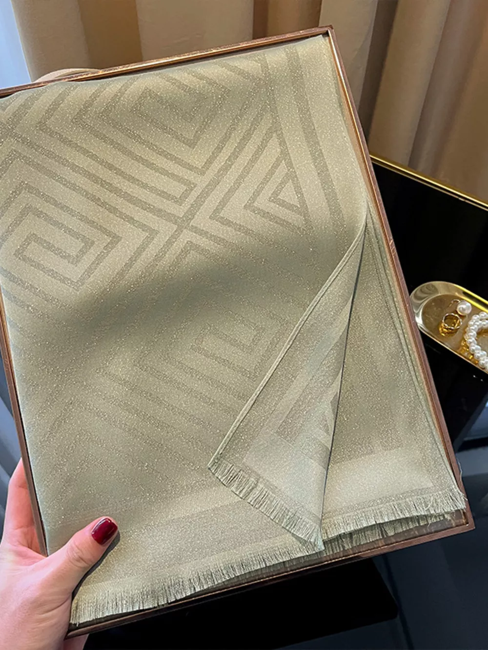 Raw Hem Lightweight Scarf, image 18