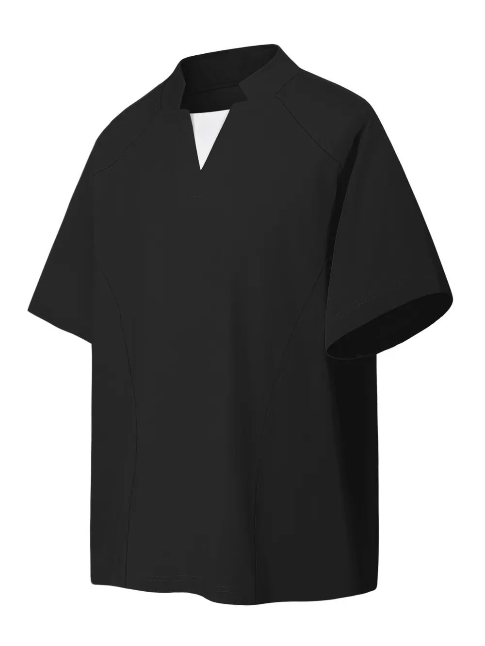 Men's Notched Long Sleeve Top, image 2