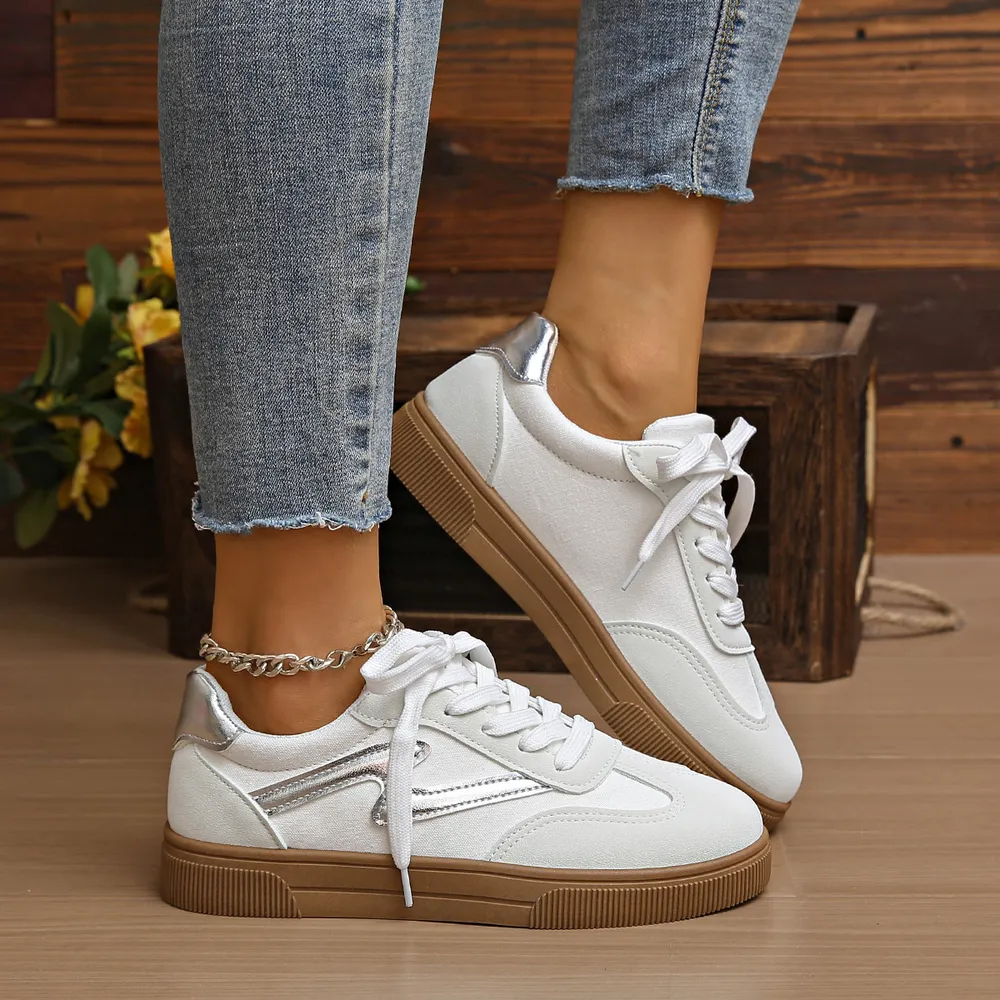 Lace Up Platform Sneakers, image 12