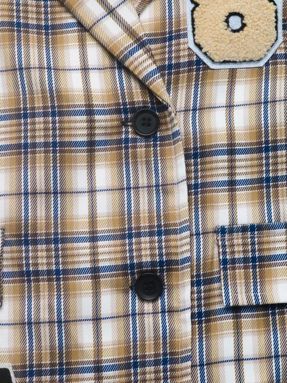 Number 87 Plaid Long Sleeve Blazer, image 10