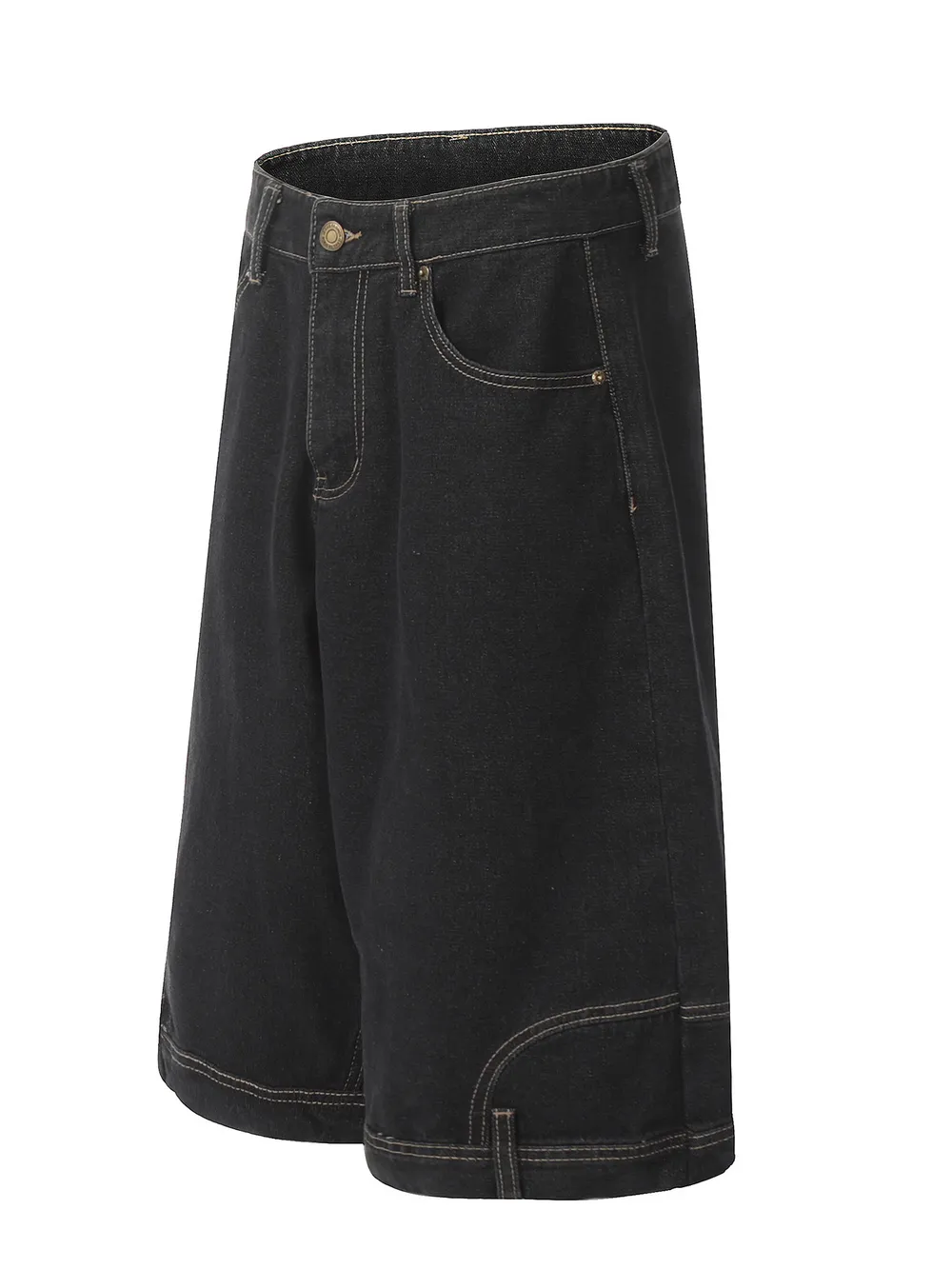 Men's Classic Loose Fit Denim Shorts