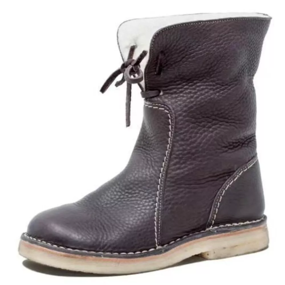 Round Toe Flats Boots, image 6
