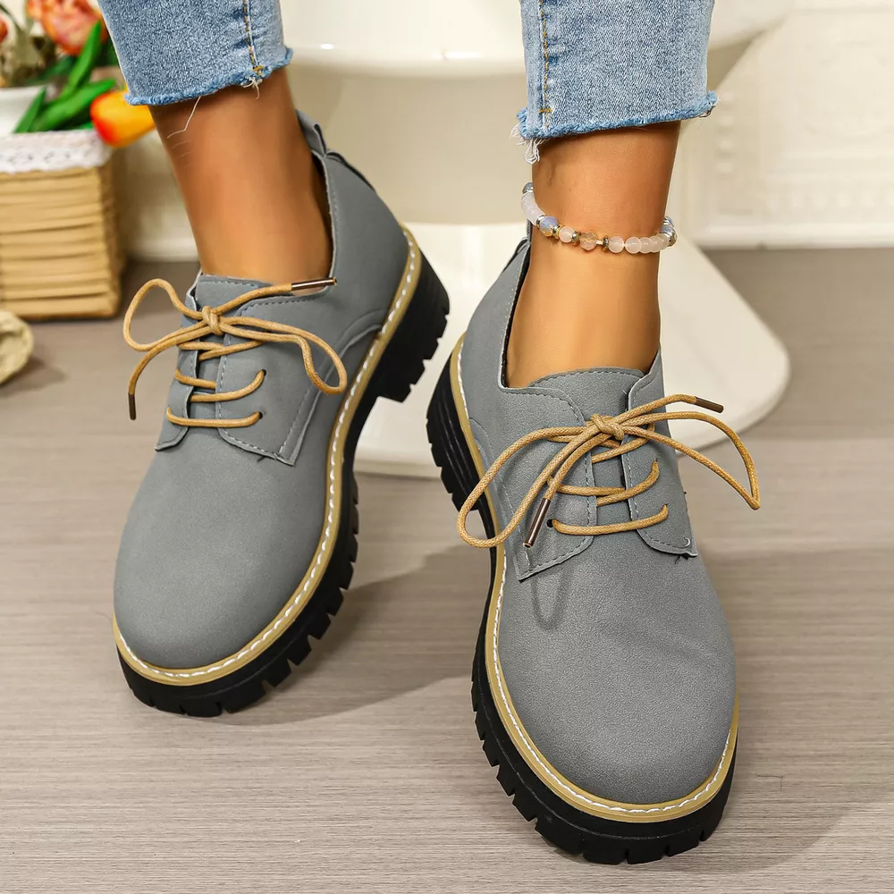Lace-Up Platform Loafers, image 21