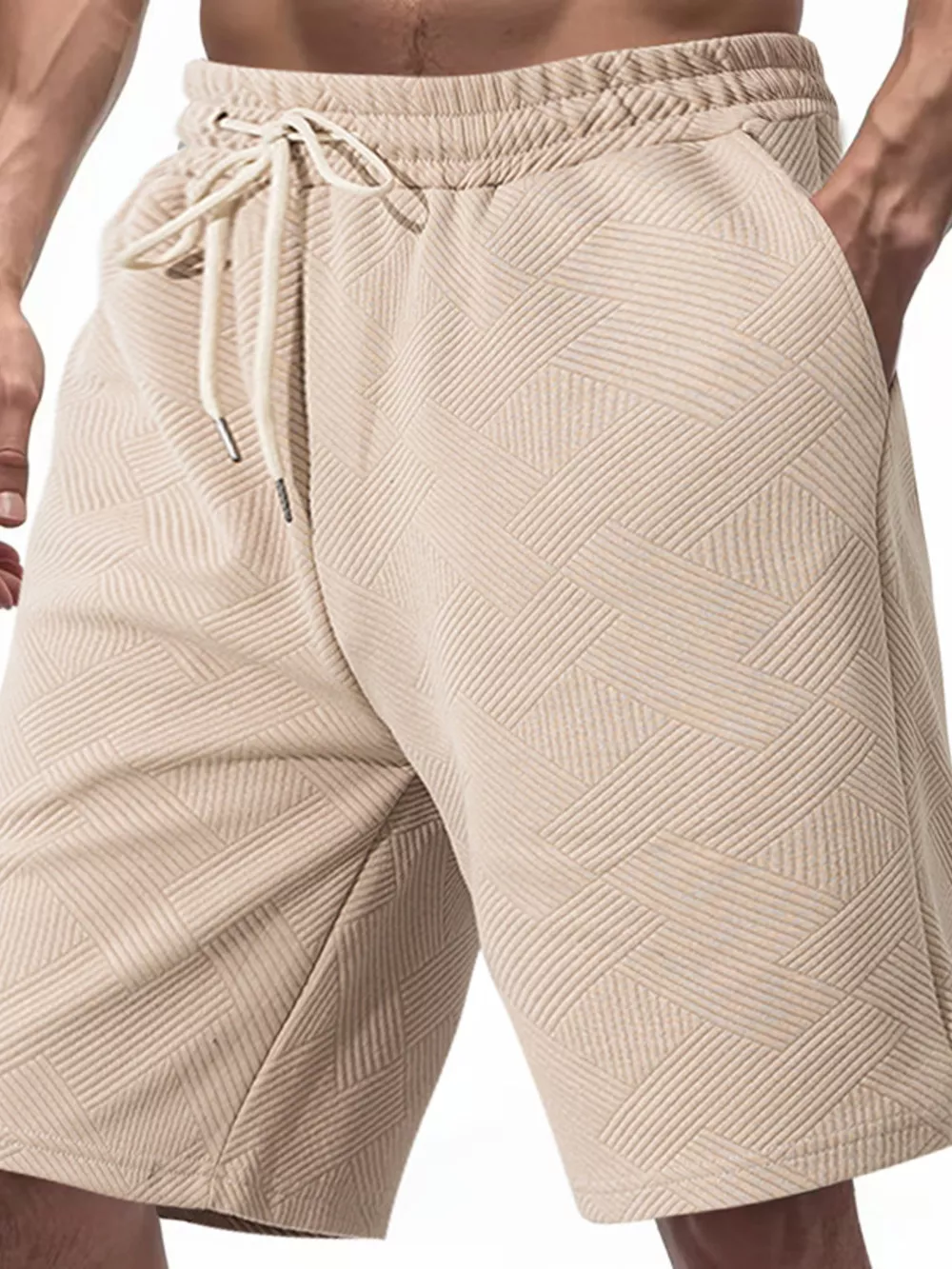 Men's Full Size Relaxed Fit Drawstring Shorts Plus Size, image 5