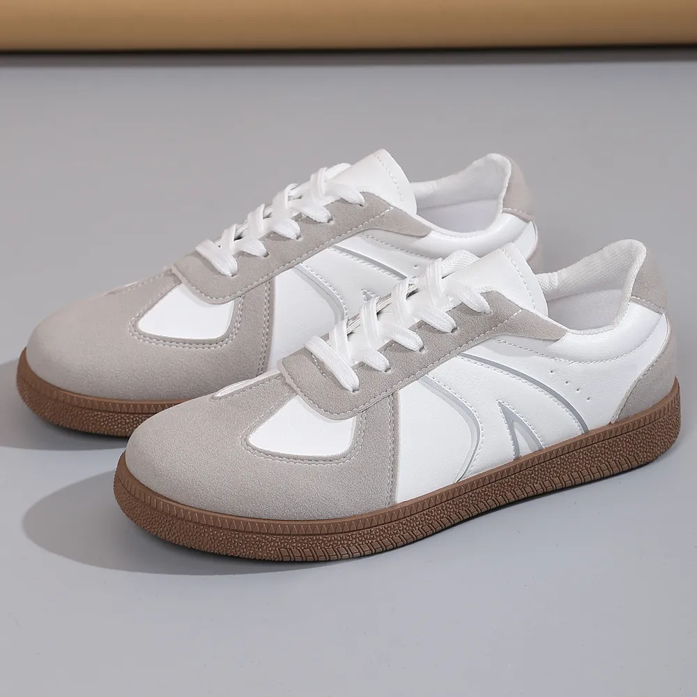 Lace Up Round Toe Sneakers, image 6