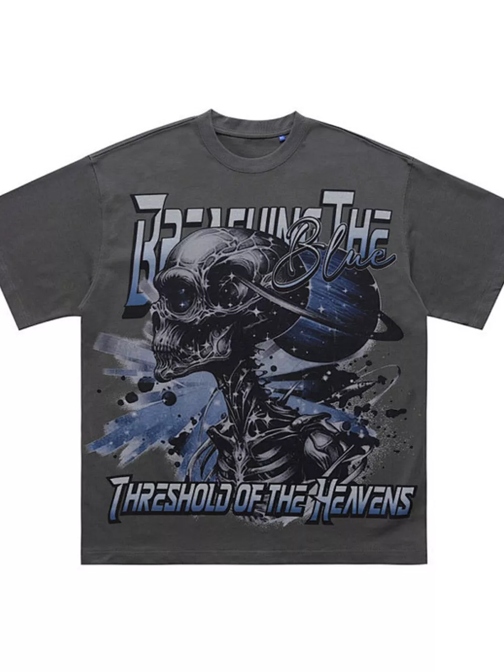 Men's Skull Graphic Round Neck T-Shirt, image 8