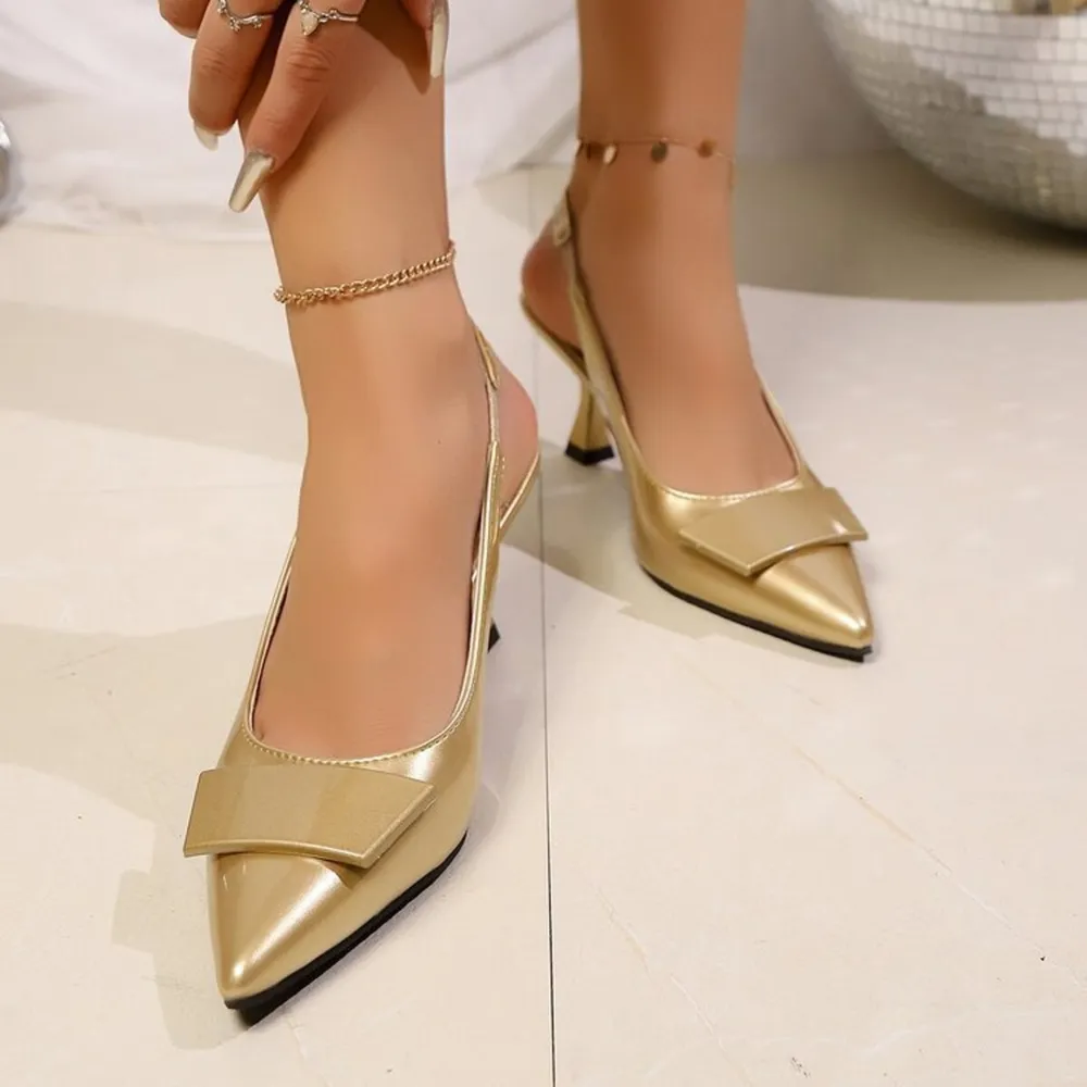 Point Toe Slingback Sandals, image 3