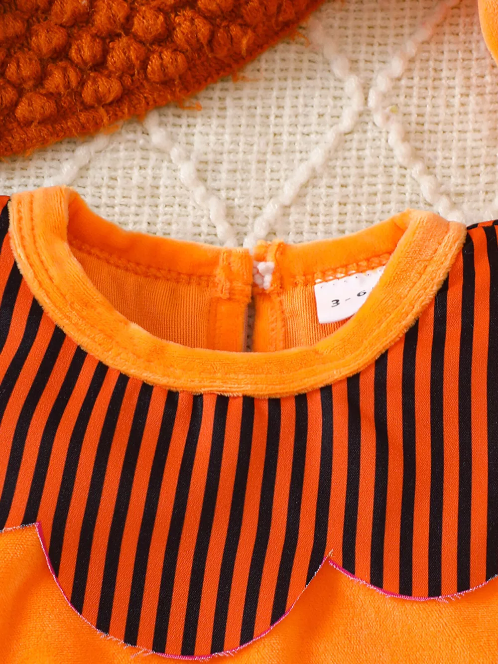Children's Halloween Sleeveless Bodysuit and Hat Set, image 8