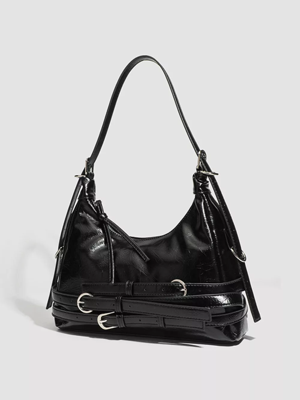 Buckled Strap Shoulder Bag, image 2
