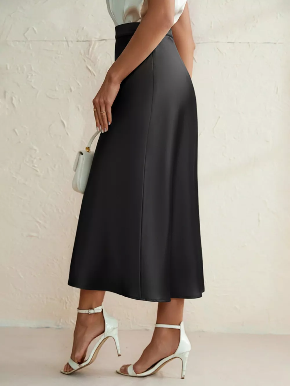 High Waist Midi Skirt, image 9